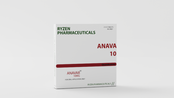 Ryzen Pharma Anavar 10mg x 50 tabs x 10 bottles